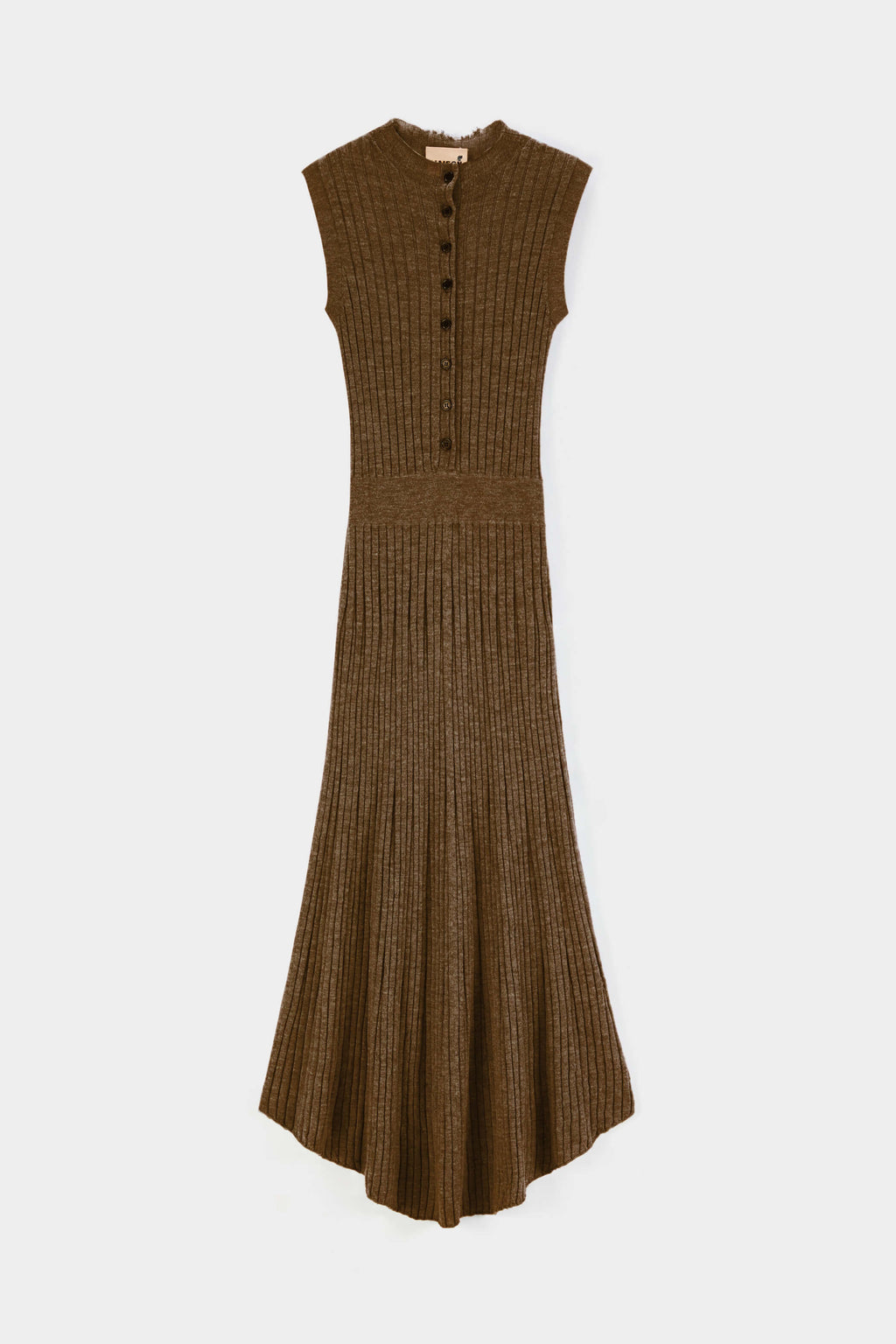 Sleeveless Knitted Long Dress