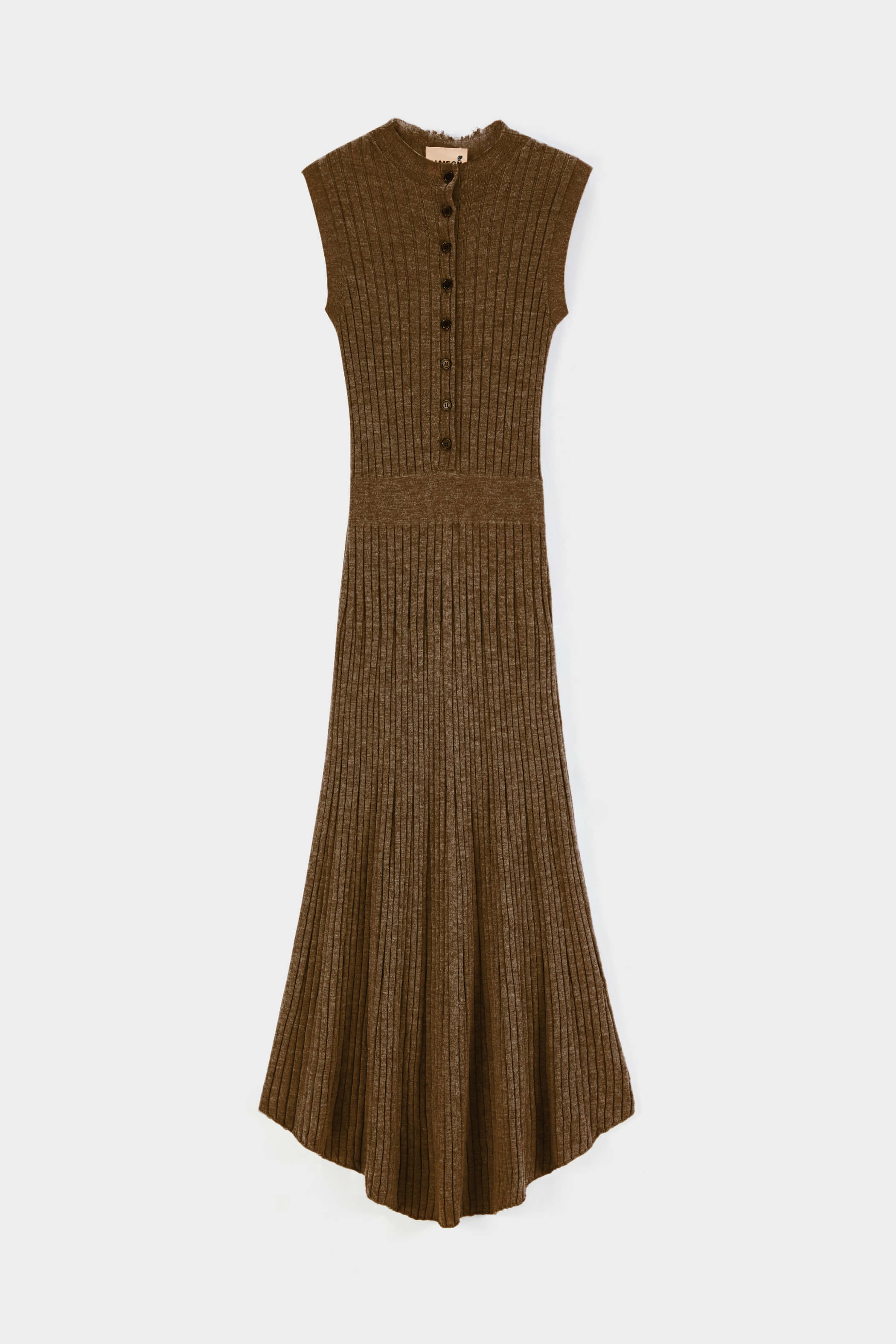 Sleeveless Knitted Long Dress