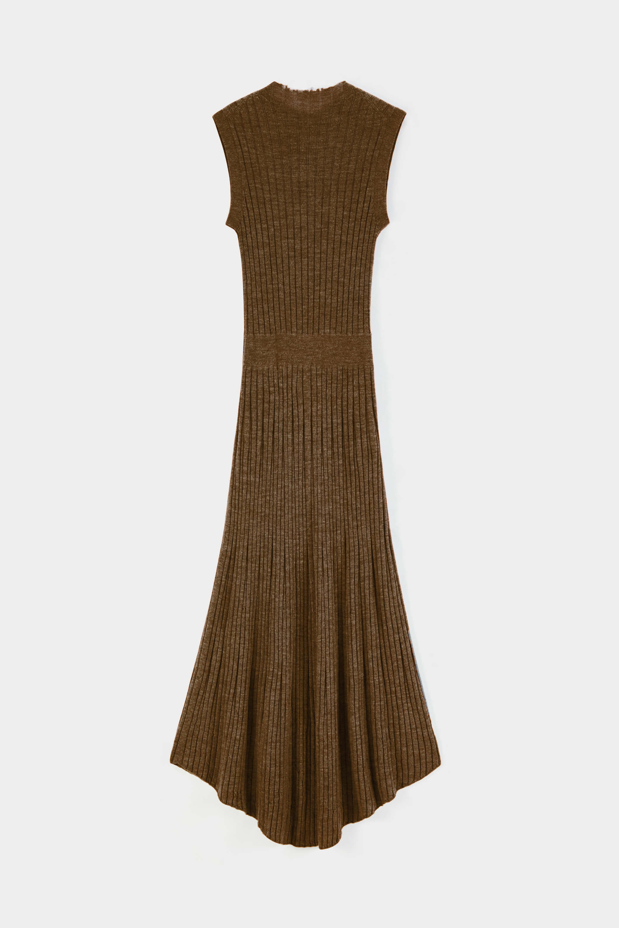 Sleeveless Knitted Long Dress