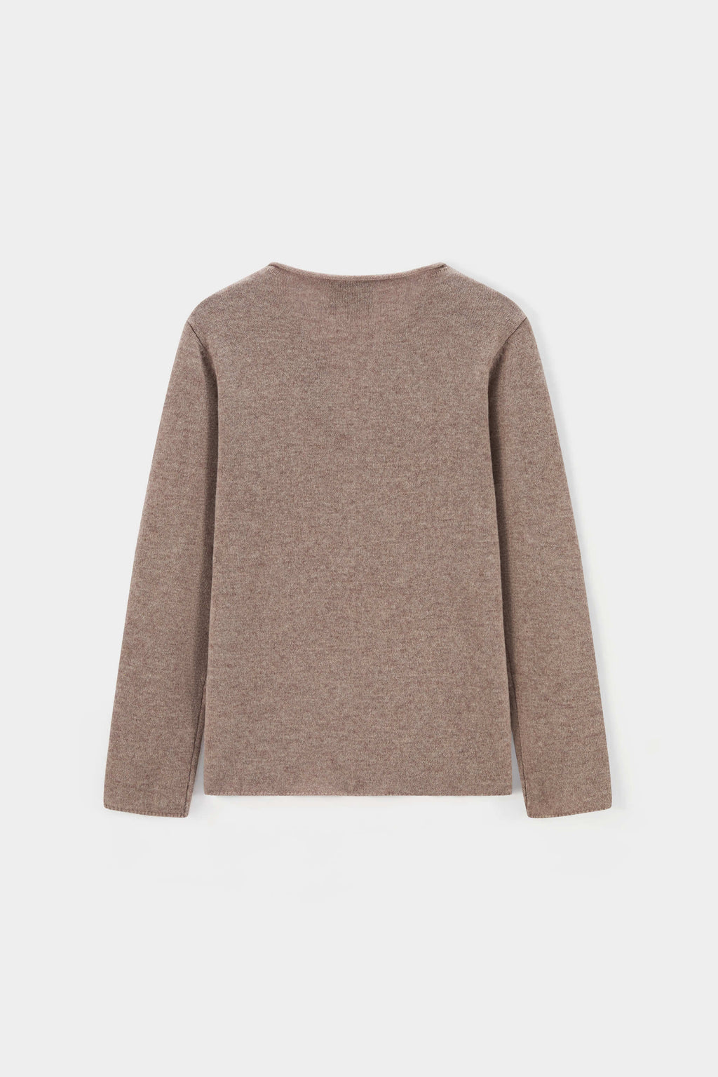 V-neck half-open knitted cardigan