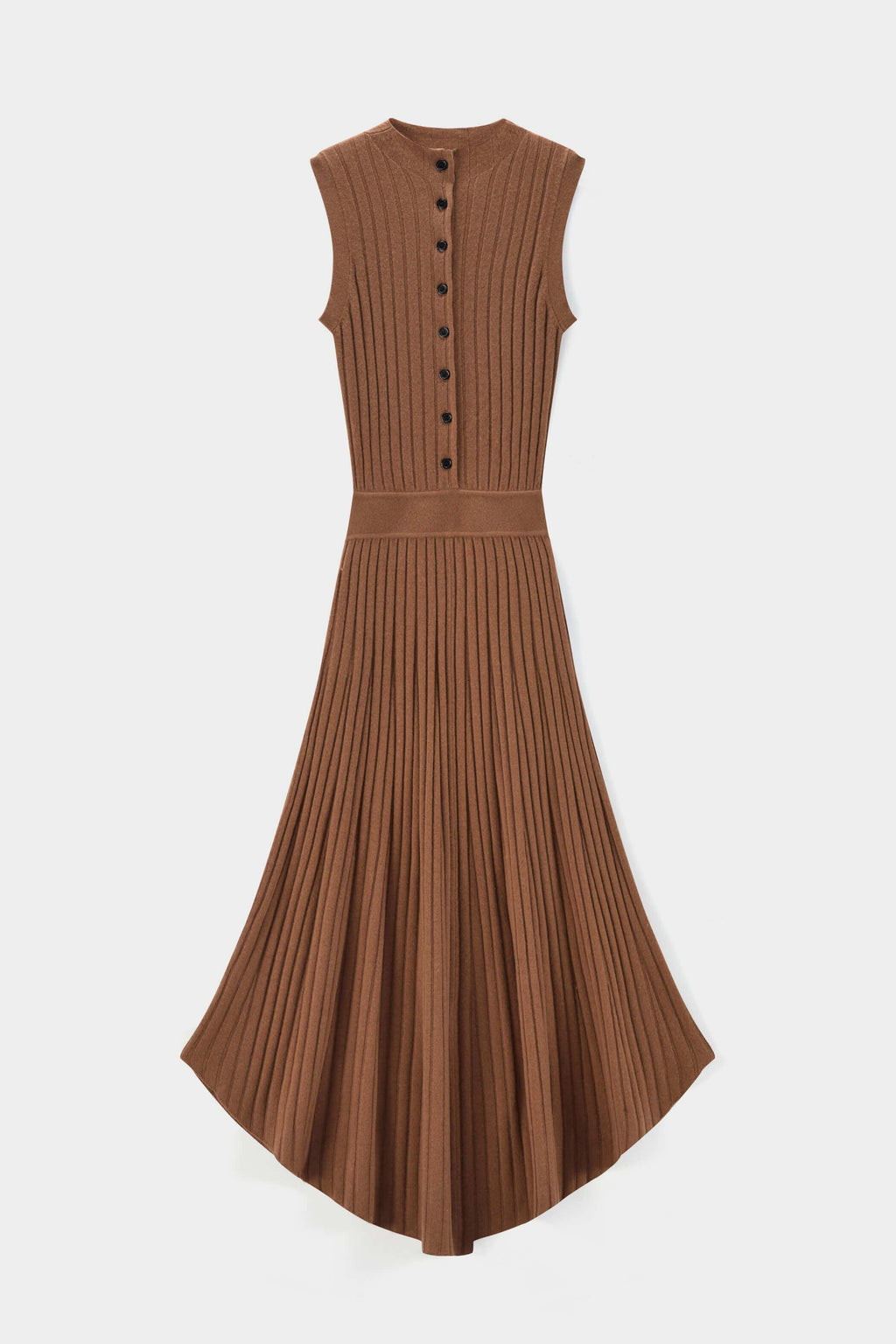 Sleeveless Knitted Long Dress