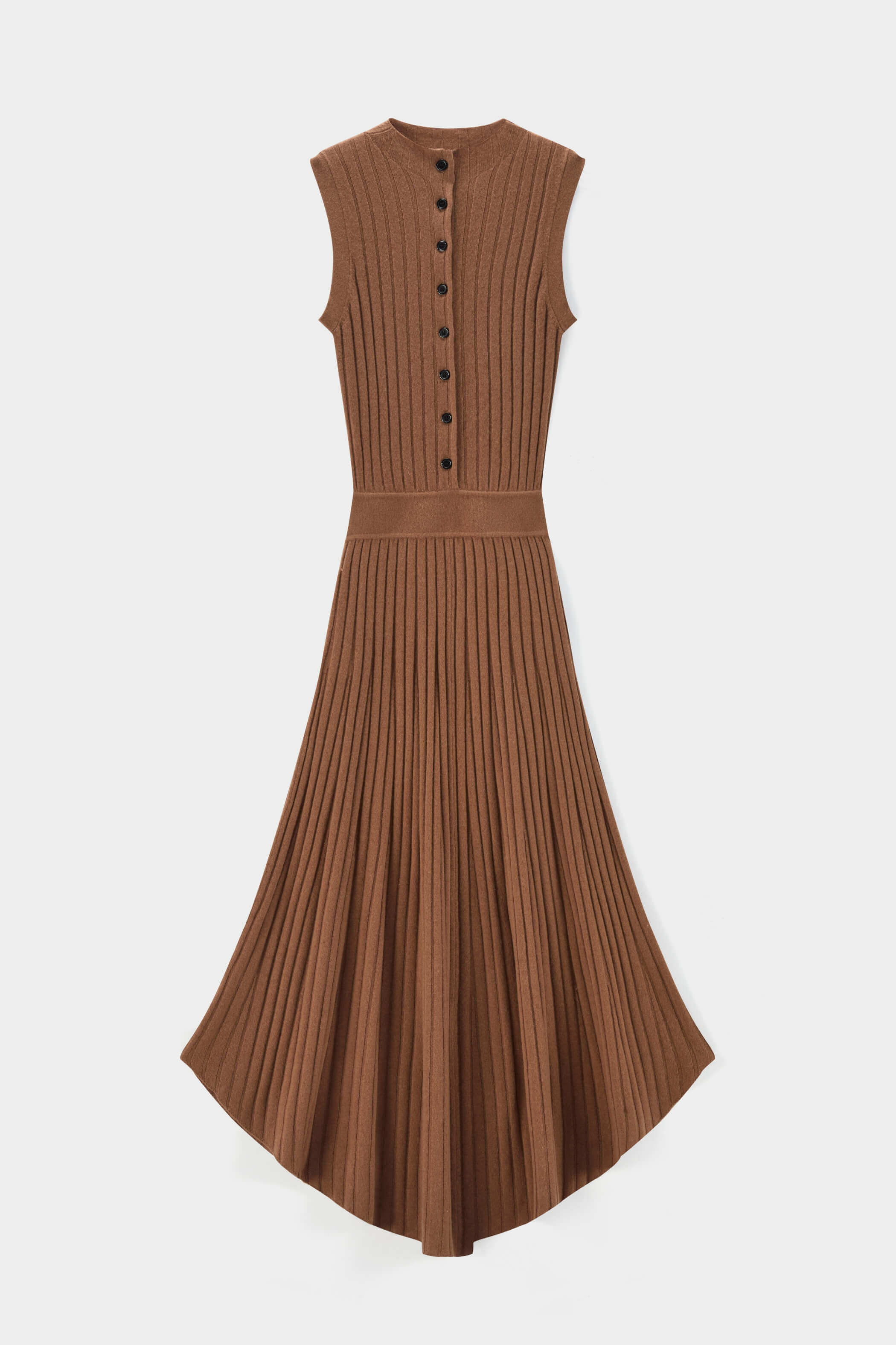 Sleeveless Knitted Long Dress